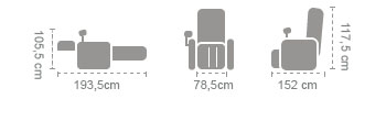 Dimensioner for Smart Jazz Melody Black